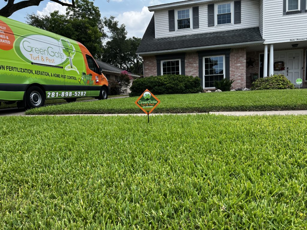 Lawn Fertilization Results Cypress, TX