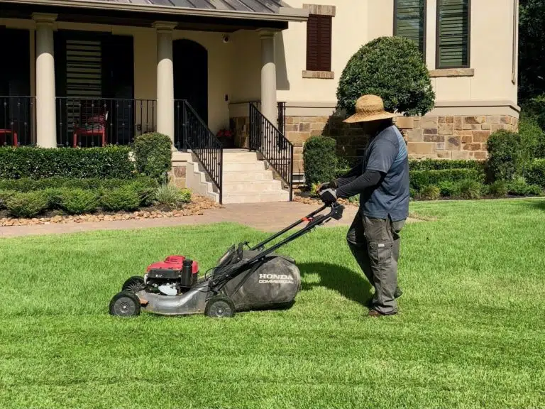 Lawn mowing service The Woodlands