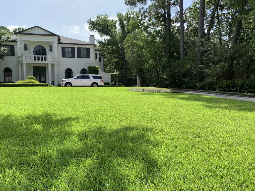 GreenGate Turf & Pest lawn care customer after receiving a lawn aeration service